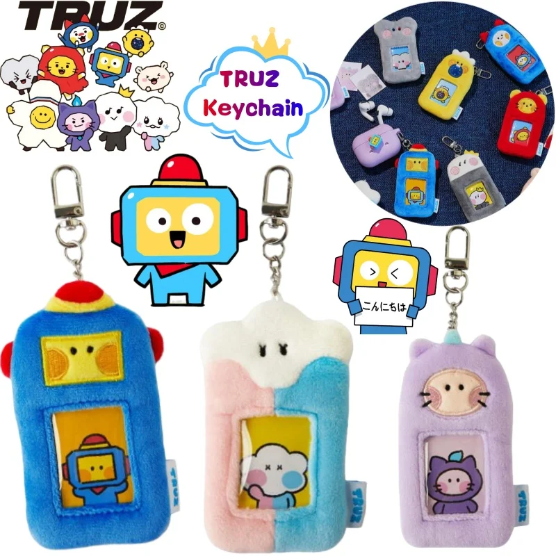 

TRUZ YOCHI PODONG SOM BONBON Keychain High Color Value Animation Cartoon Printing Student Access Card Protective Case Pendant