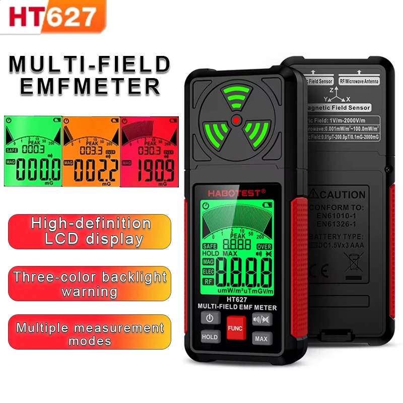HT627 Emf Meter 3 I…