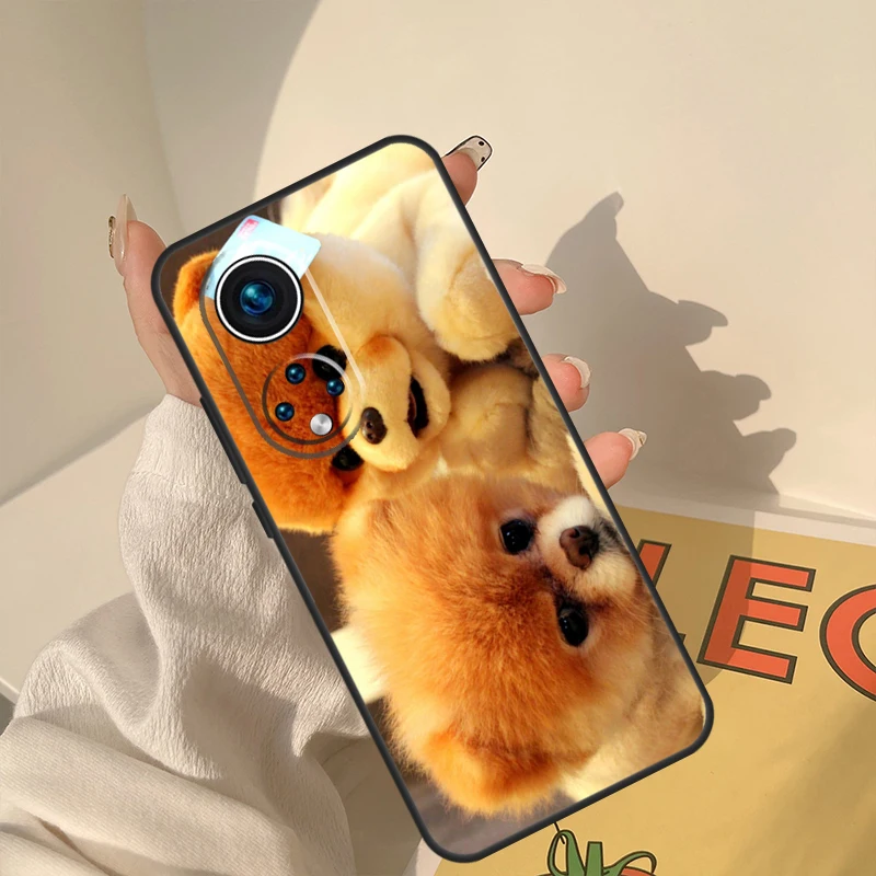 Pomeranian Dogs Dog Colorful Case For Huawei Honor X8a X8 X7 X9a 50 70 90 Magic5 Lite P40 P20 P30 P60 Pro P Smart Cover