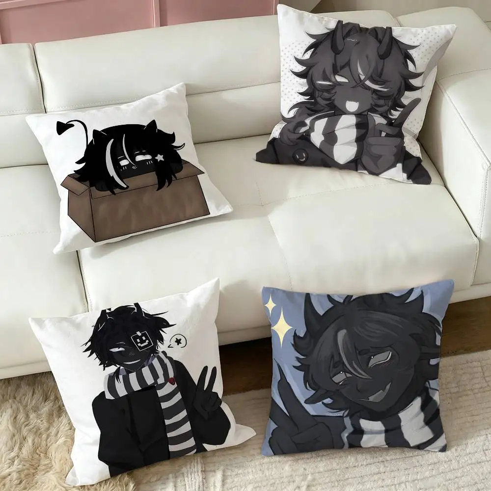 V-Verity Twixxel  Pillow Case Square Double-Sided Sofa Cushion Cover Bedroom Bedside Pillow