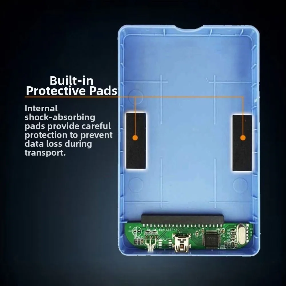 New USB 3.0 Hard Drive Enclosure Tool-Free Portable External HDD Enclosure 2.5 Inch SSD External Enclosure