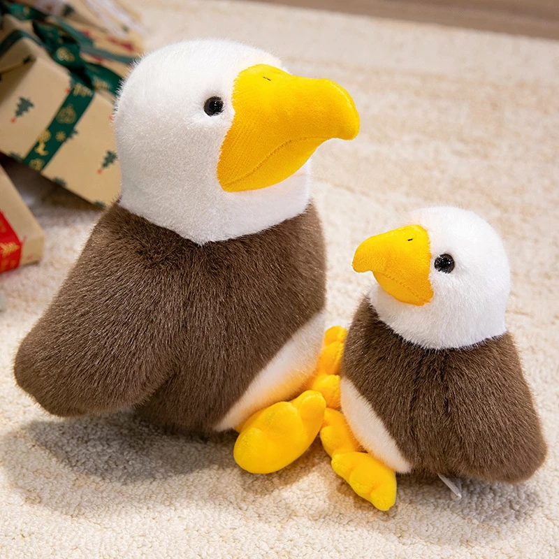 

20cm/30cm Cute Lifelike Sea Eagle Plush Toys Bird Stuffed Plush Marine Animal Toy Soft Doll Lovely Birthday Gift
