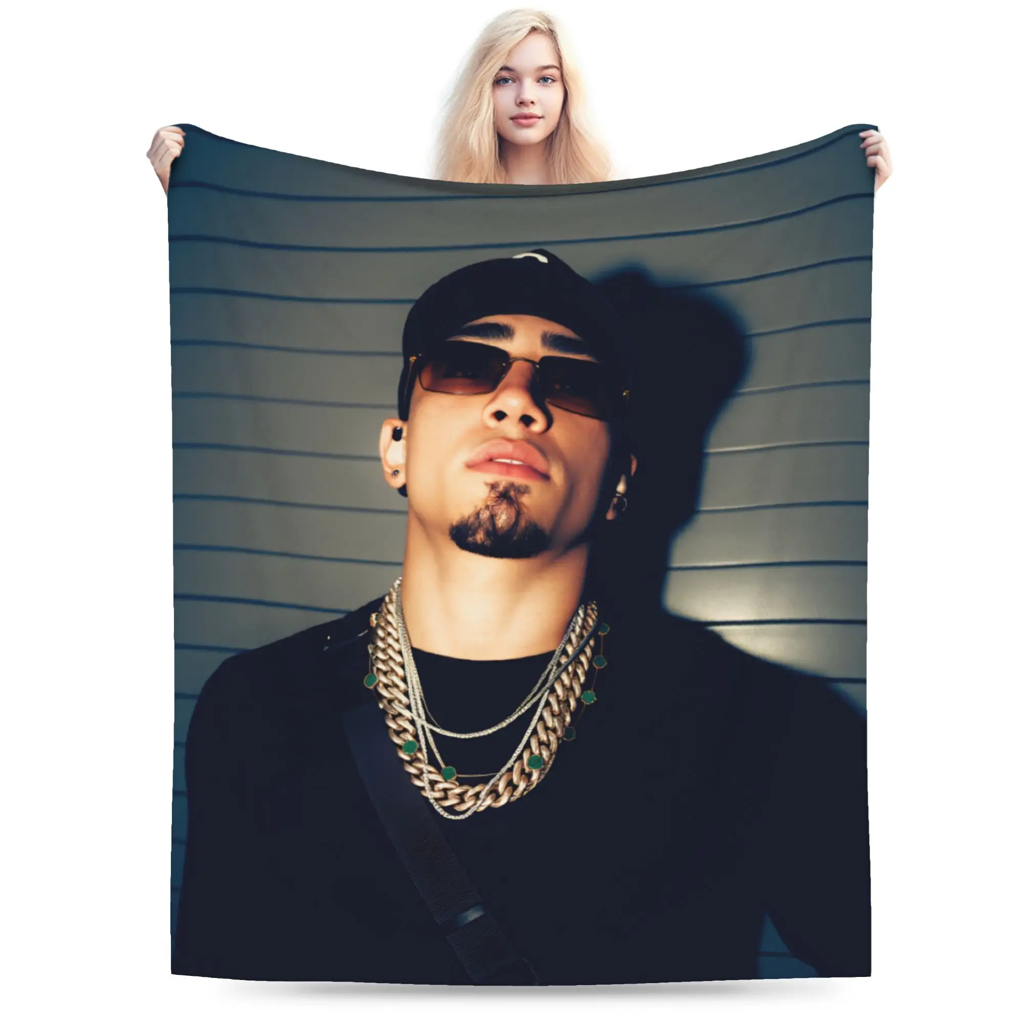 Omar Courtz Plush Blanket Children  Flannel Throw Blanket For Bedroom Soft Custom Quality Bedspread Birthday Present