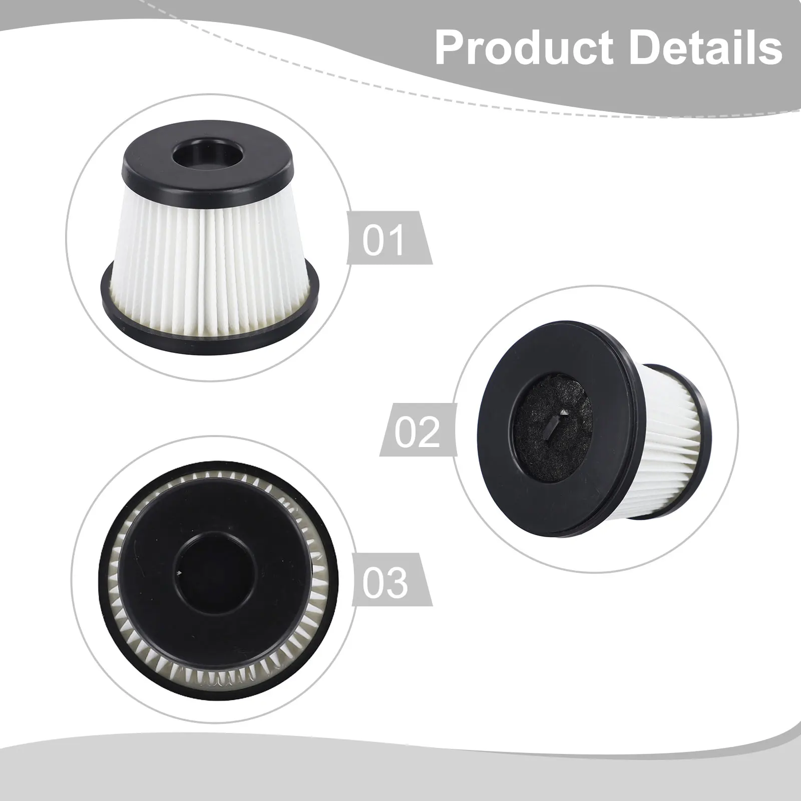 3 шт. фильтр для Silvercrest Shazb 29,6 B2 беспроводной пылесос, детали, фильтры, аксессуары для бытовой уборки пола, фильтры