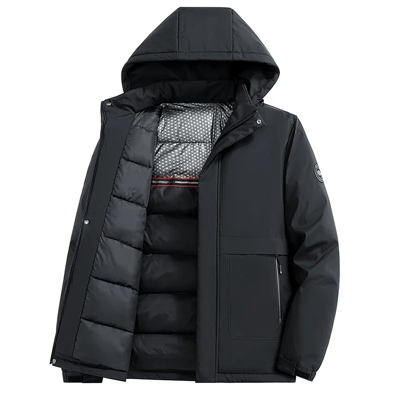 

Men Winter Parka Mid-Length 3 Colors Windproof Warm Jacket Outwear Coat Plus Size 4XL Men's Jackets Winter 2023 Winter Men's