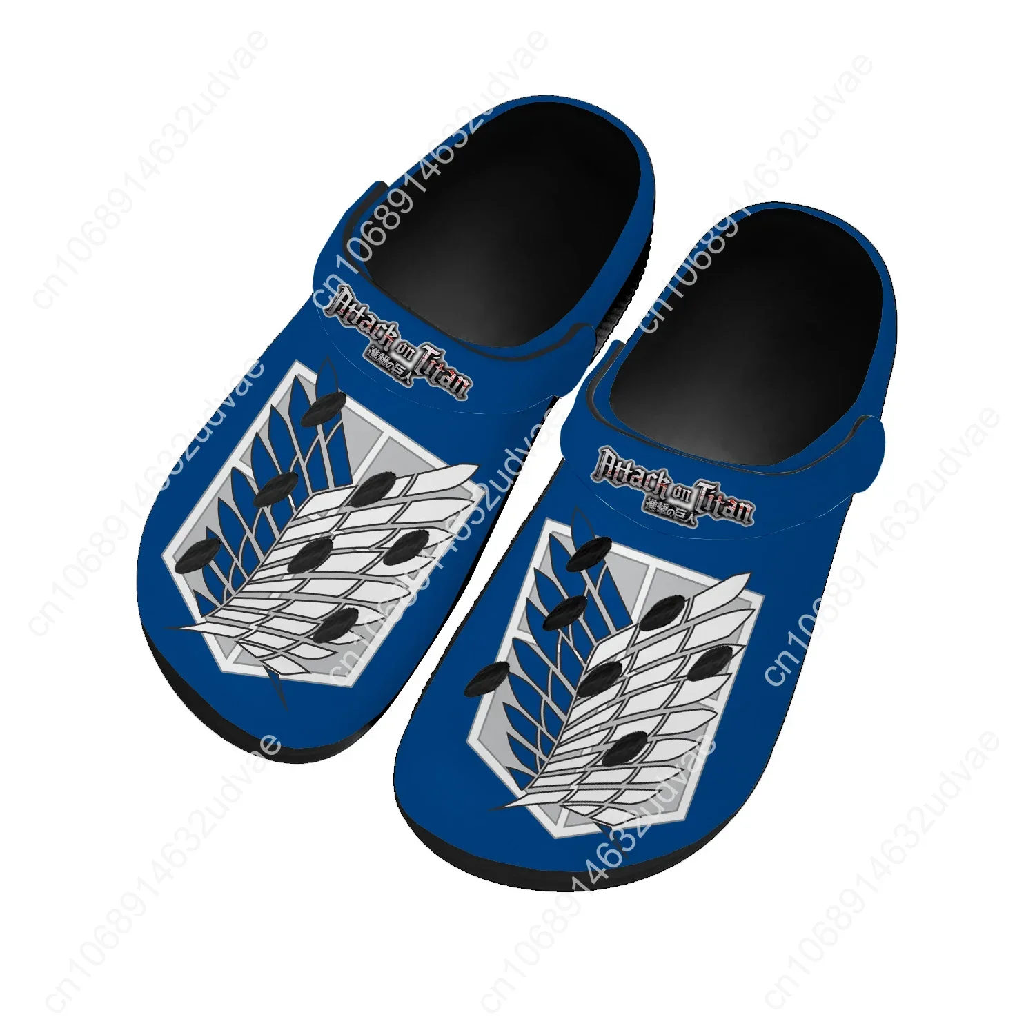 A-Attack on T-Titan Water Shoes Men Women Teenager High Quality Home Garden Clogs Custom Sandals Beach Breathable Hole Slippers