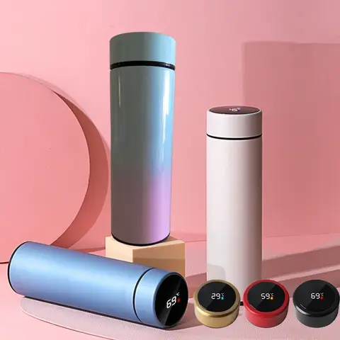 스마트 디지털 물병, 냉온 보온 보온, 스테인리스 스틸 보온병, 아기, 어린이 용어에 적합