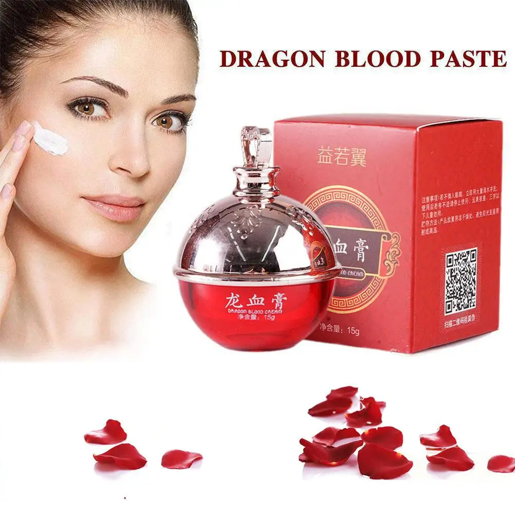 Dragon Blood Easy Cream Refine Pores Fine Lines Moisturizing Whitening Face Cream Retinol Rejuvenate Brighten Facial Skin Care