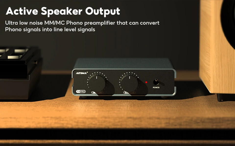 AIYIMA T3 PRO RIAA MM/MC Phono-Vorverstärker Vinyl-Plattenspieler Stereo-Vorverstärker Verstärker Plattenspieler mit Verstärkungsregelung – Detail 15
