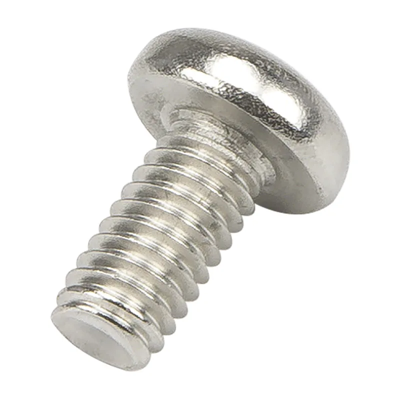 10pcs / lot M4*8 304 stainless steel cross recessed pan head screw M4x8 round head for heat sink and SSR