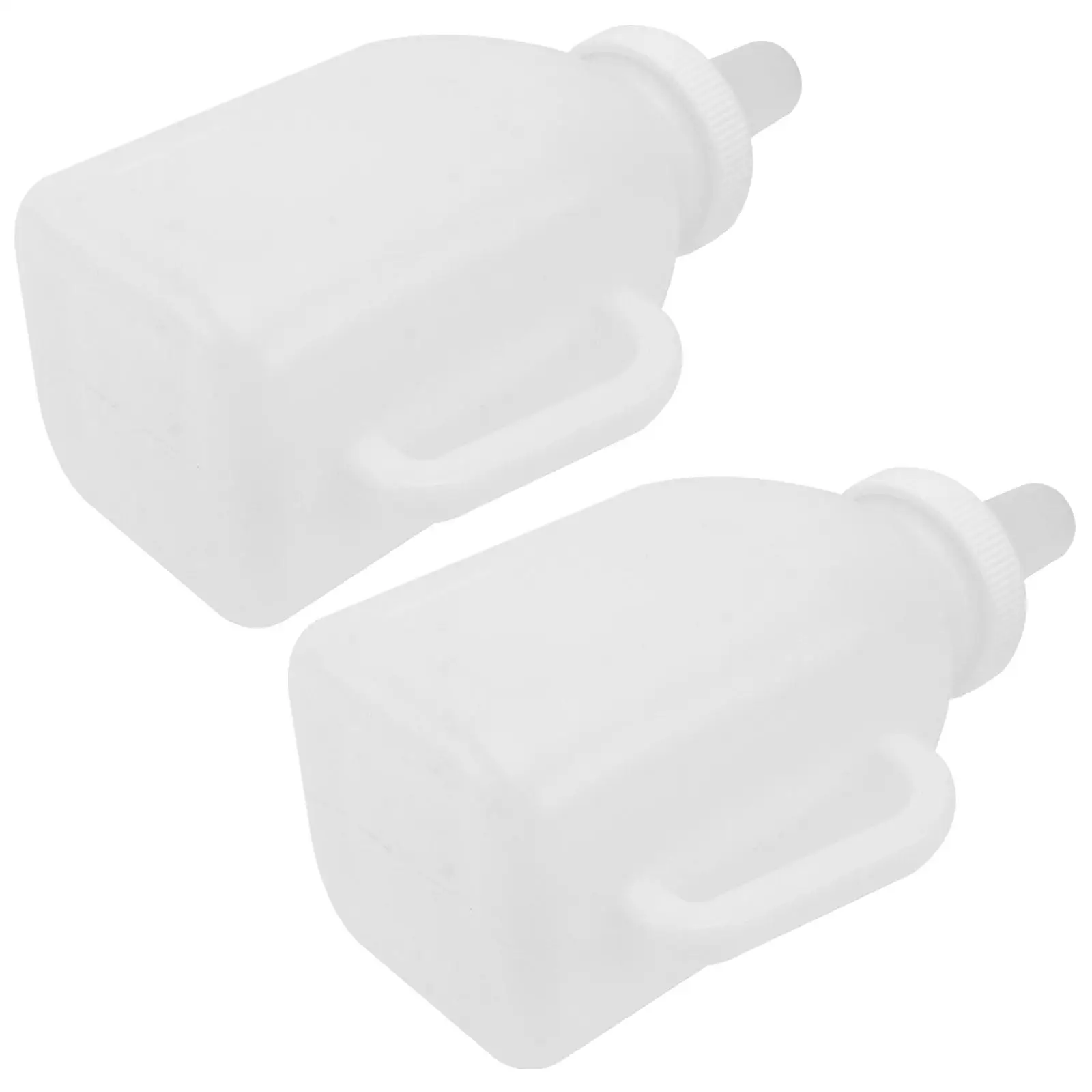 

2 Sets Calf Feeding Durable 1L Livestock Feeding Bottle Plastic Anti Bite Livestock Nursing Sheep Goat Cow Milk Bottle Feeder