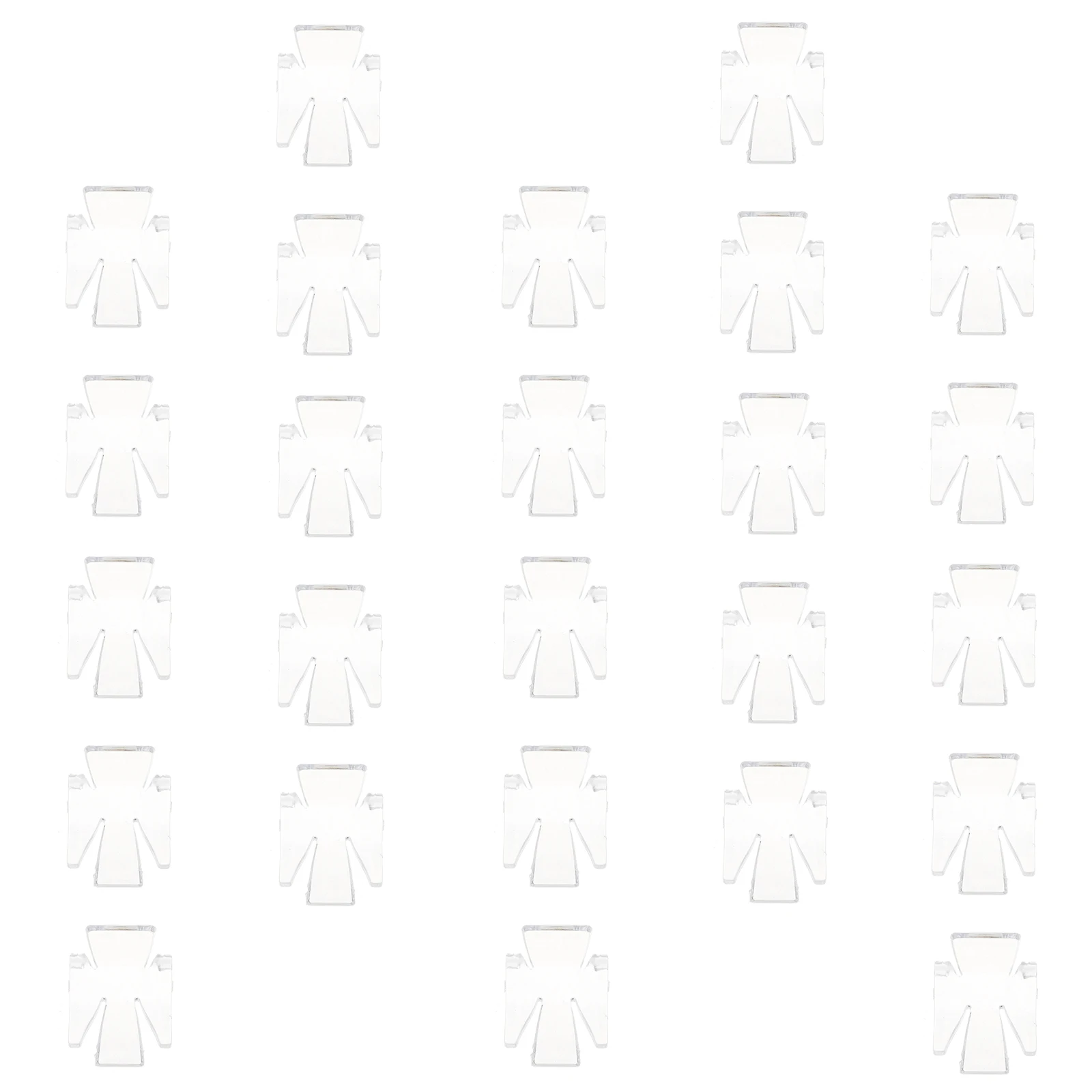 

25 Pcs Jewelry Display Rack Clear Bracelet Necklace Holder Display Compact Size Sturdy Store