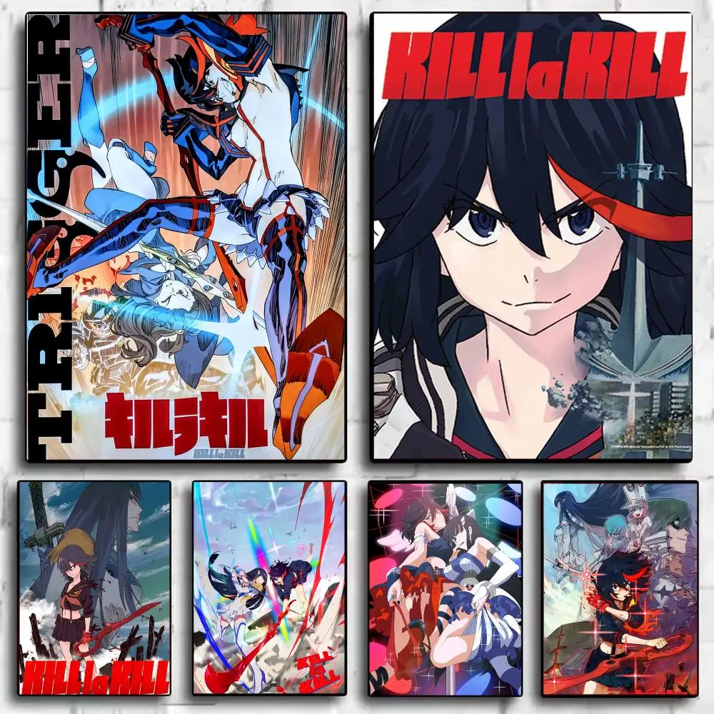 Anime K-KILL La KILL Poster Wall Art Poster Print Decorative Artwork for Bedroom Living Room Office Home Decoration