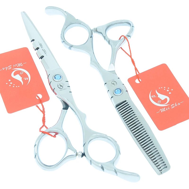 

Meisha 5.5/6 inch Japan Steel Salon Haircut Scissors Set Thinning Shears Barber Hair Cutting Tools Hairdressing Scissors A0018A