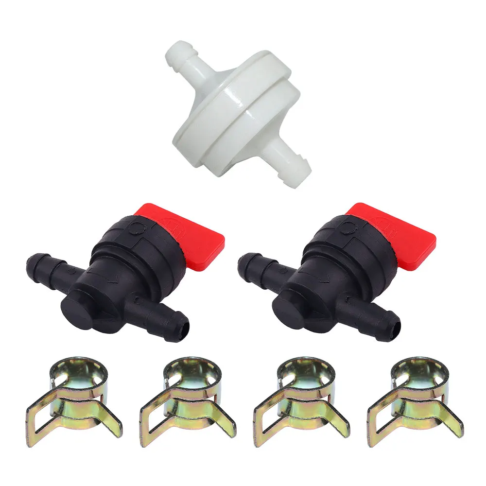 In Line Fuel Shut Off Valve 1/4" For Briggs & Stratton Murray Toro 494768 698183 Grass Trimmer Cortador De Grama