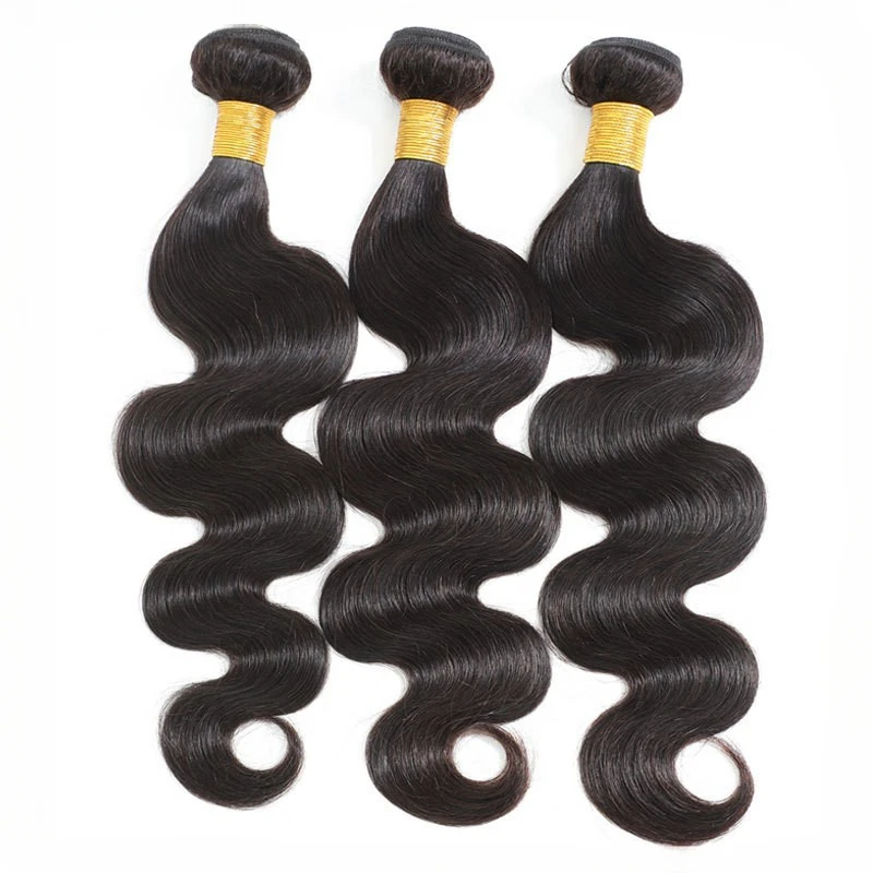 Body Wave Bundles Human Hair 12A Grade 1/2/3 Bundles Raw Indian Hair Double Weft Hair Extensions 100g/Pc Natural Color Full End