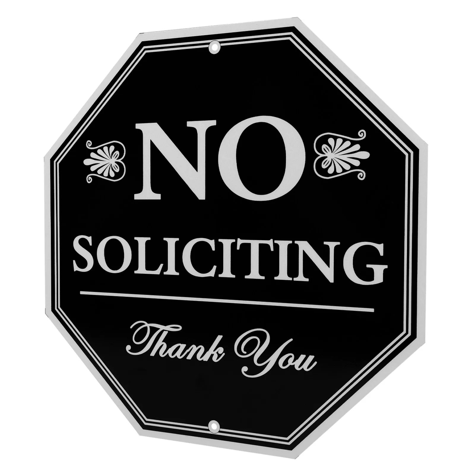 Welcome Keep Please Security Sign No Soliciting Door Hanger Signs for