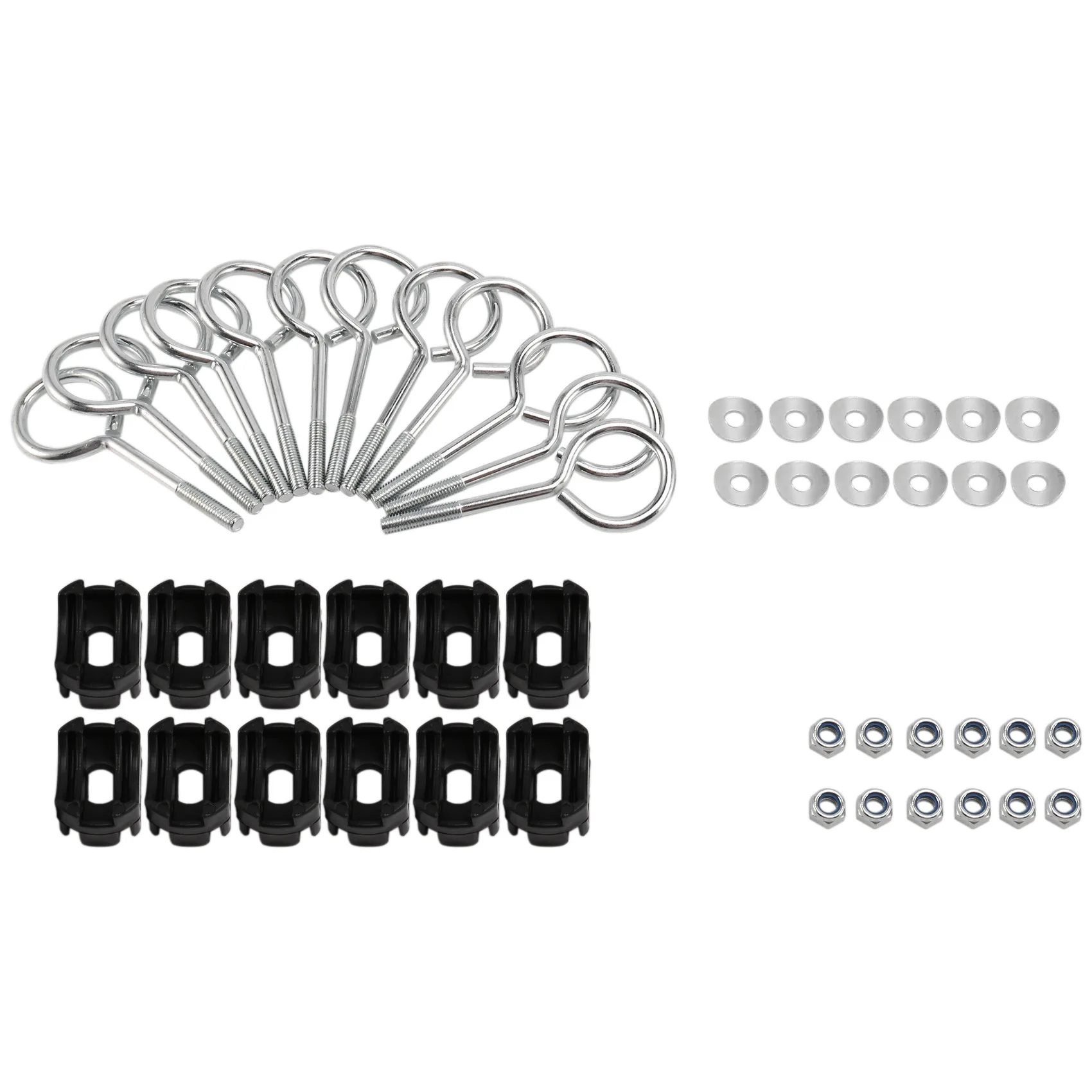 

AZ-Trampoline Screws Steel Kit Trampoline Replacement Screw Trampoline Stability Tool With Round Nut Parts