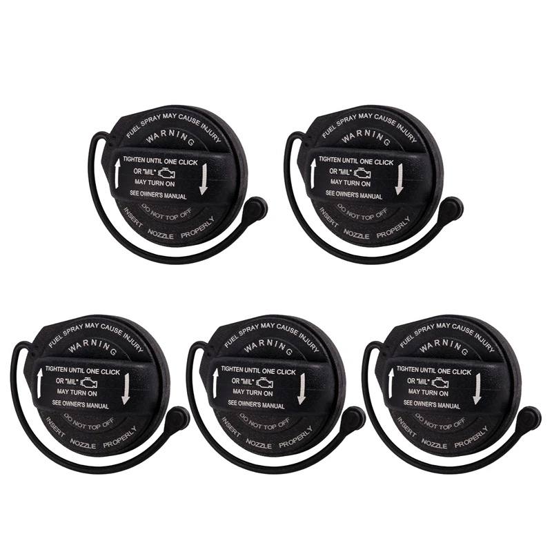 5Pcs Car Fuel Gas Tanks Cap 3C0201550N 3C8-201-550-E For Volkswagen Golf  A4