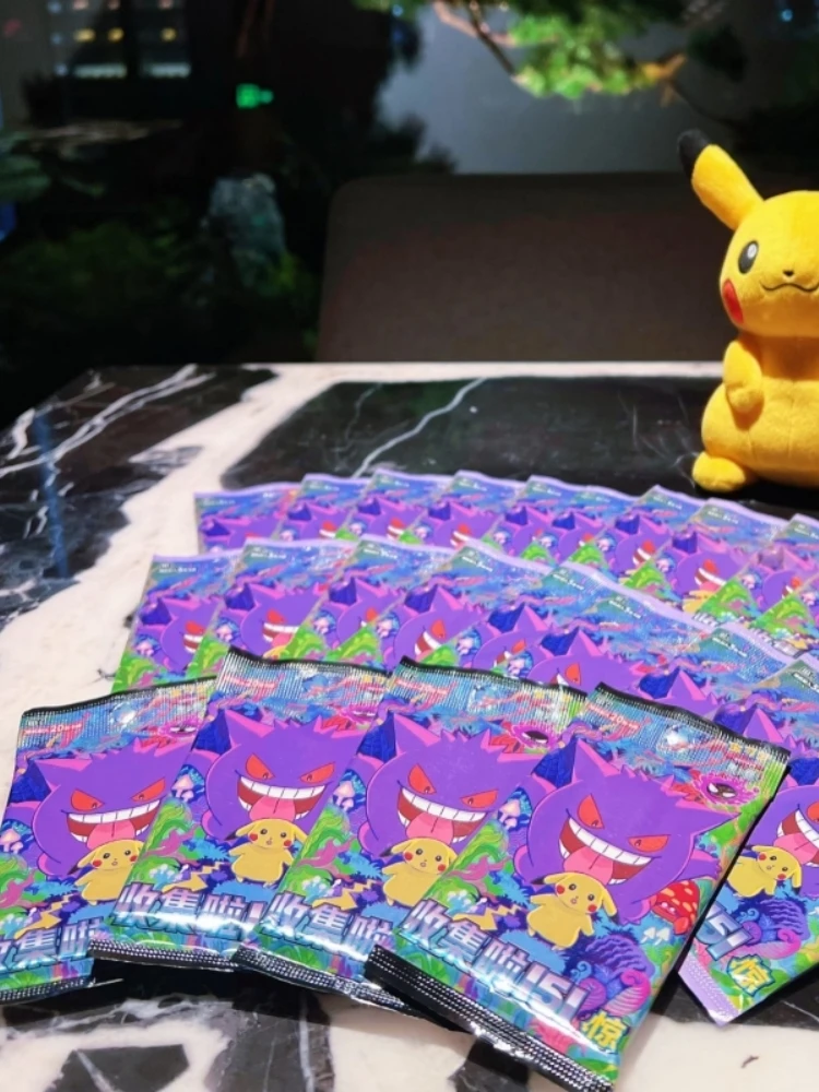 Original Pokémon 151 Sammelkarten Scarlet & Violet Vol.3 PTCG Ergänzungspack Kinderspielzeug Tischspiel Sammelkarten Geschenk