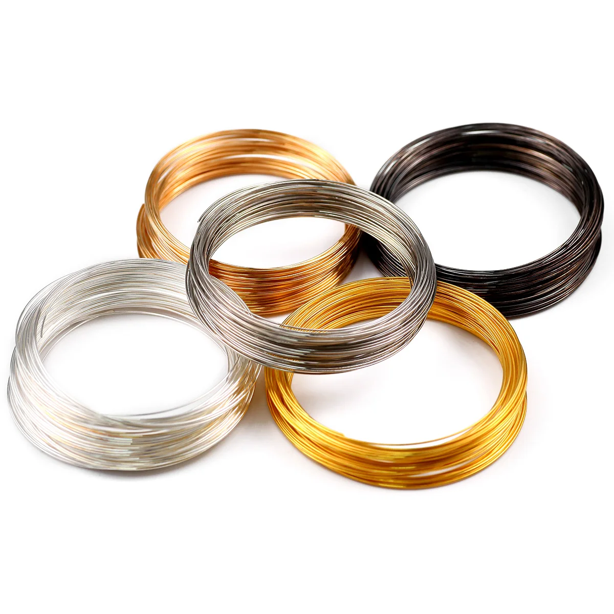 Memory Steel Wire 50Loops/Lot 0.6mm For Jewelry Making Supplies Necklace Bracelet Chain Handmade DIY Findings Accessories