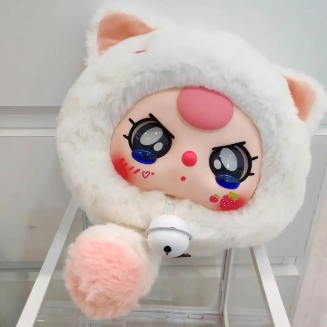 

Babythree Cat Талисман Плюшевая игрушка Кукла Модная слепая коробка Подарок Мягкая сумка на молнии с мягкими животными Коллекционные куклы для детей и взрослых