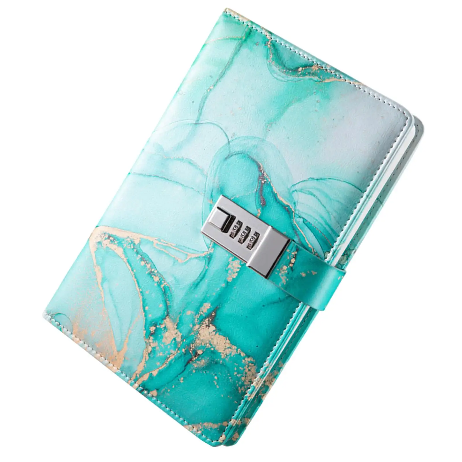 Diary with Lock Combination Lock Journal Notebook A5 PU Leather Journal Personal Locked Diary Teens Adults Girls Boys Men Women