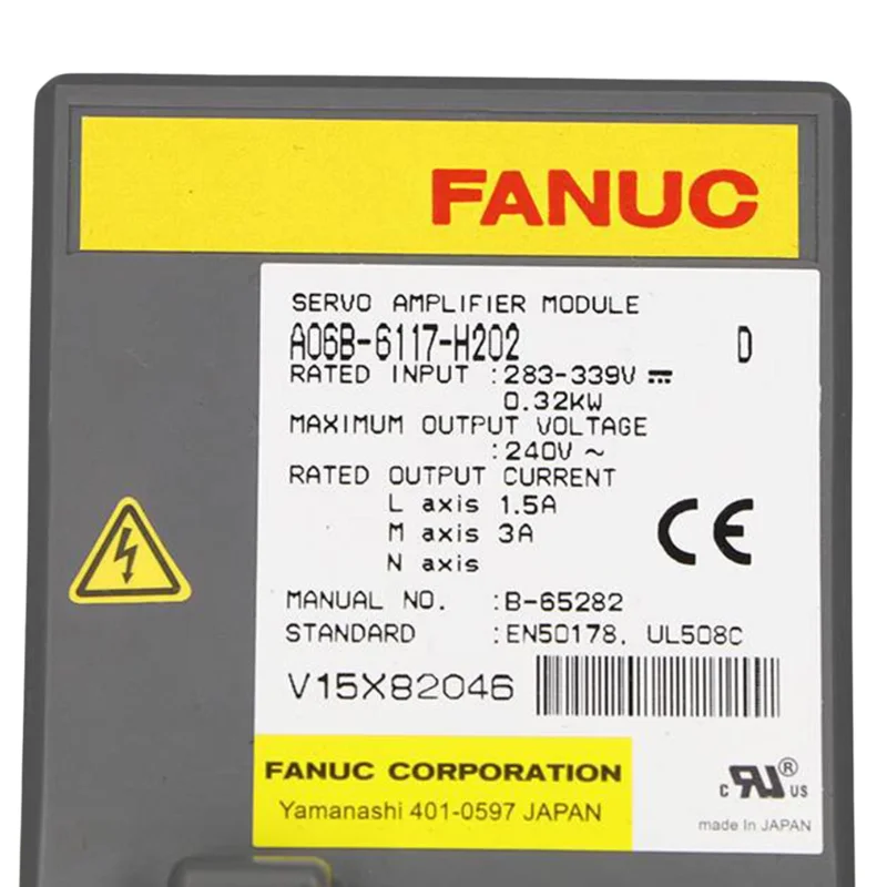 

Сервоусилитель Fanuc A06B-6117-H202, проверен, исправен, с ускоренной доставкой