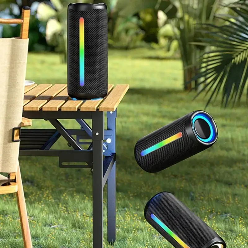 2025 nuevo altavoz inalámbrico compatible con con efectos luz bajo y LED mejorado para evento