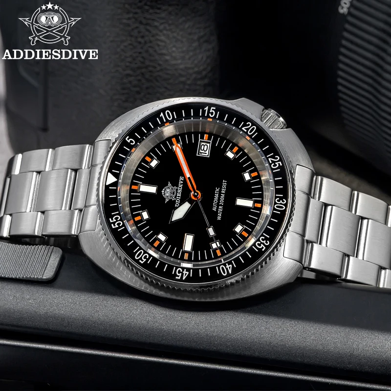 ADDIESDIVE Hot Sale AD2081 Watch For Man BGW9 Blue Luminous 20Bar Diving Sapphire Glass Japan NH35A Automatic Mechanical Watches