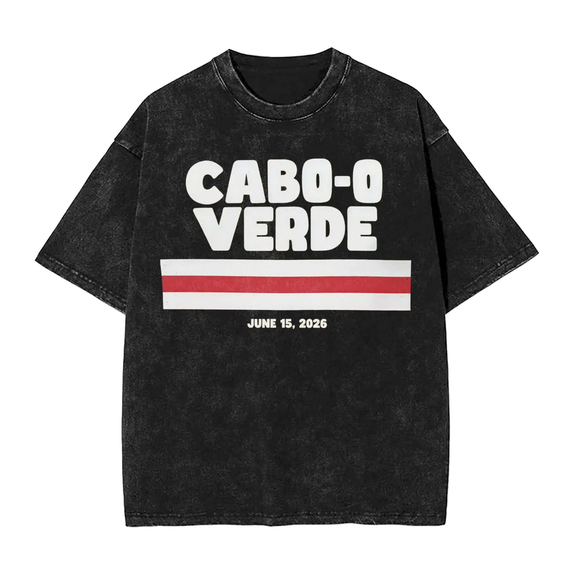 Men Cabo Verde Vozinha T-Shirts  Tees Summer Vintage Short-Sleeved T Shirt O Neck Hip Hop Casual Tee Shirt Dropshipping