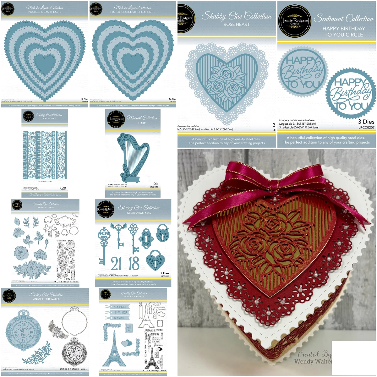 

Rose Border Parisian Romance New Metal Cutting Dies Stamps Scrapbook Diary Decoration Embossing Cut Dies Template DIY Greeting