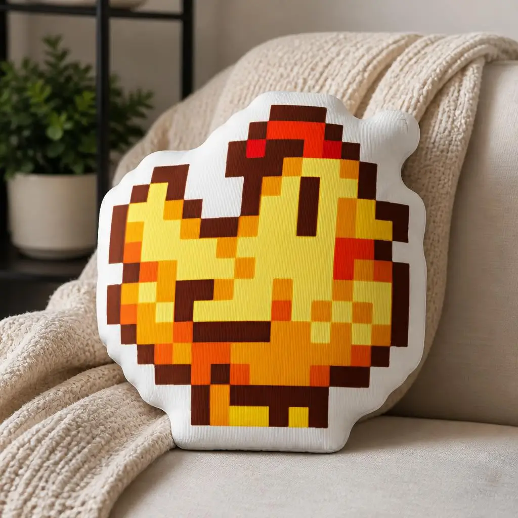Stardew Valley Games Chicken Funny Pillow Cushion Irregular Stuffed Throw Pillow Home Decor Gift Sofa Bed
