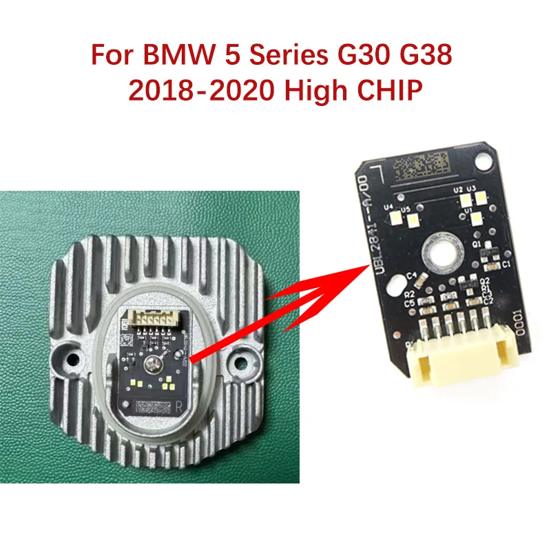Daytime Running Light Car Headlight CHIP White Light Ballast Module For BMW 5 Series G30 G31 Angel Eye 2018-2020 LED Chip Bulb