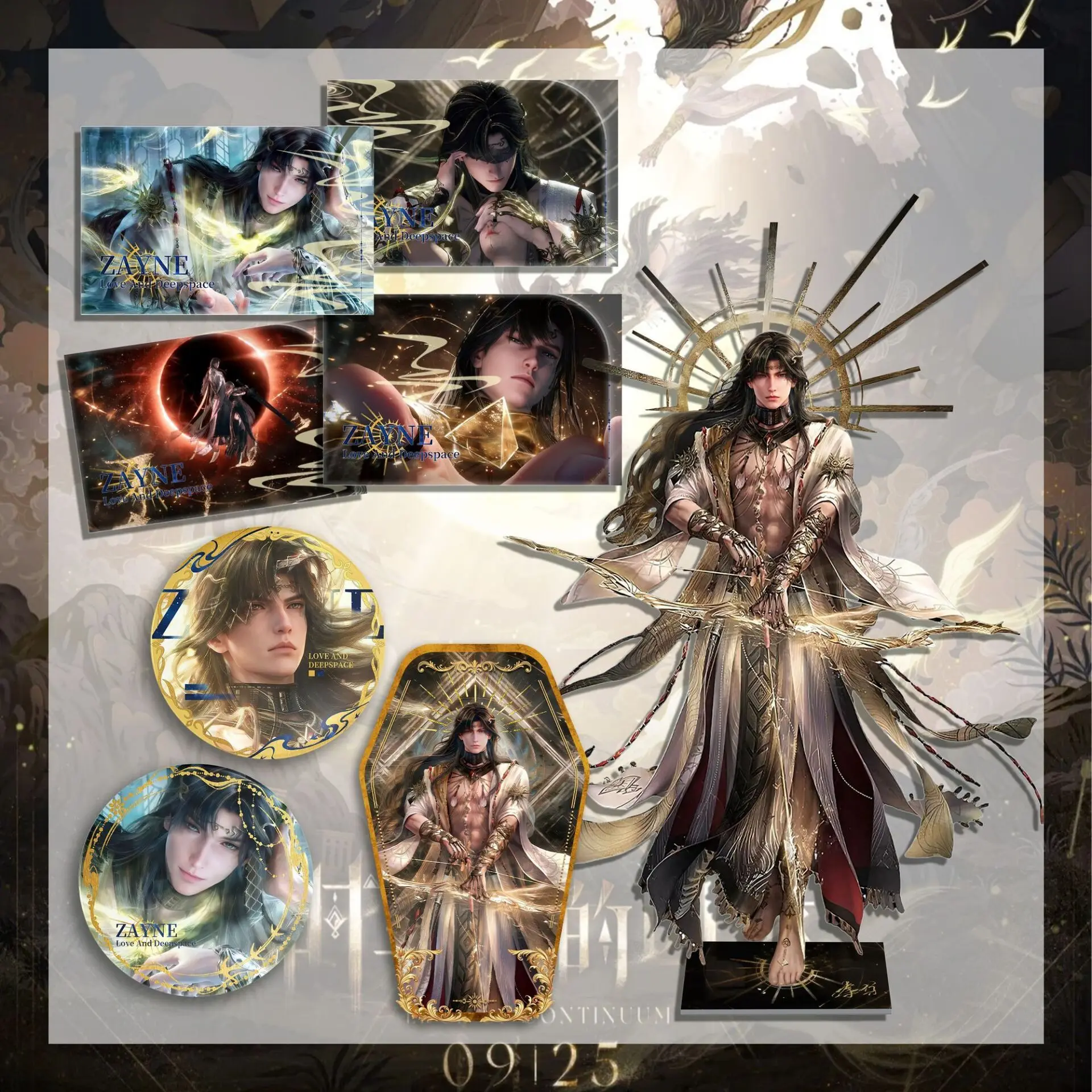 

Love and deep space. 'Li Shen' "The Edge of Time and the World" surrounding acrylic lenses, signboards, postcards, baji