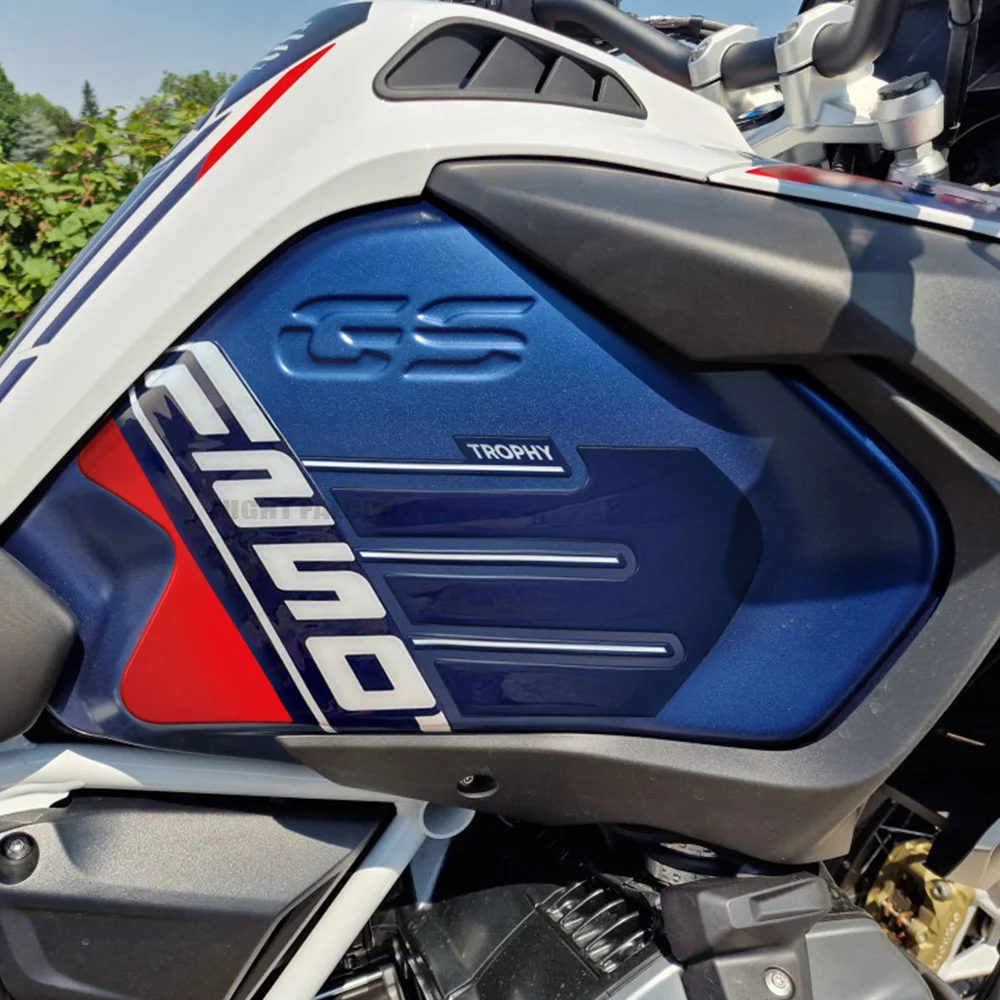 For BMW R1250GS Adventure Trophy 40TH EDITION New R1250GS 2023 Motorcycle 3D Epoxy Resin Tank Pad Protection Stickers