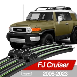 For Toyota FJ Cruiser 2006-2023 Front Windshield Wiper Blades 3pcs Windscreen Window Accessories 2007 2009 2012 2016 2019 2020