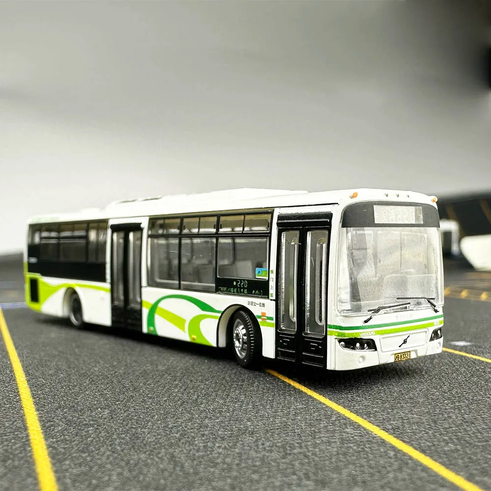 N Scale 1:160 SWB6120 Shanghai Bus Bus Model Toy 2 Sets