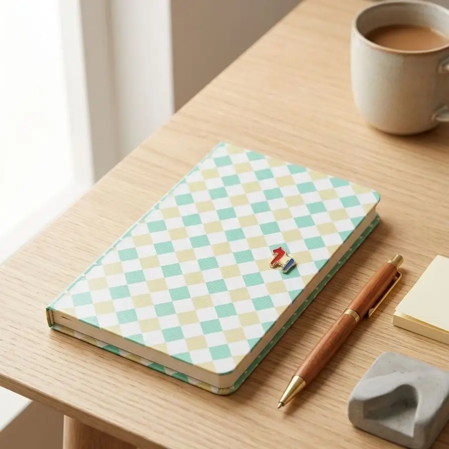 Mood Hardcover Small Fresh Notepad Portable Ledger  Notebooks