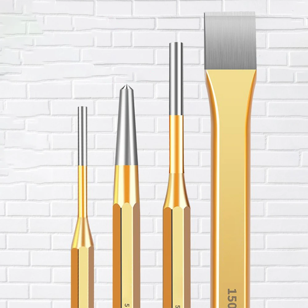 Cilíndrico 5 16 polegadas, 1 4 polegadas, 3 16 polegadas, 5 32 polegadas, 1 16 polegadas, 1 8 polegadas ferramentas de escavação de concreto concreto e tijolo trabalho cinzel plano