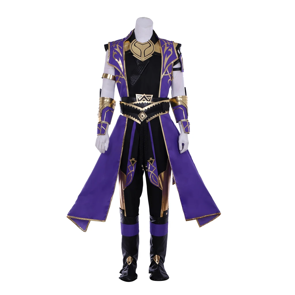 Mortal Kombat Rain Cosplay Ninja Cosplay Men Purple Uniform Costume Cosplay Anime Men Halloween Carnival Party New Year Gift