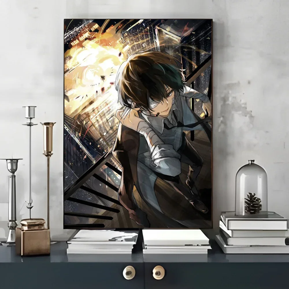 B-Bungo S-Stray D-Dogs D-Dazai C-Chuuya ملصق جماليات بسيطة طباعة قماش اللوحة لغرفة المعيشة ديكور المنزل الحديث