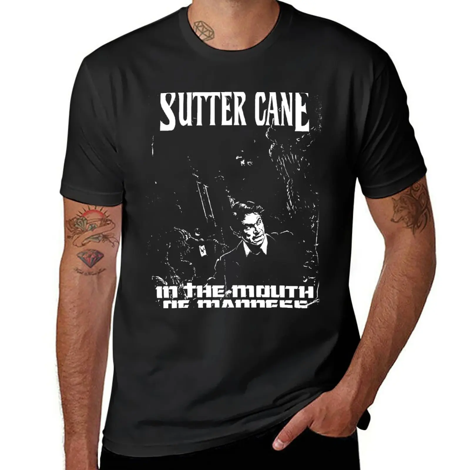 

New Sutter Cane's In The Mouth Of Madness T-Shirt korean fashion custom t shirts tops plus size tops Men's cotton t-shirt