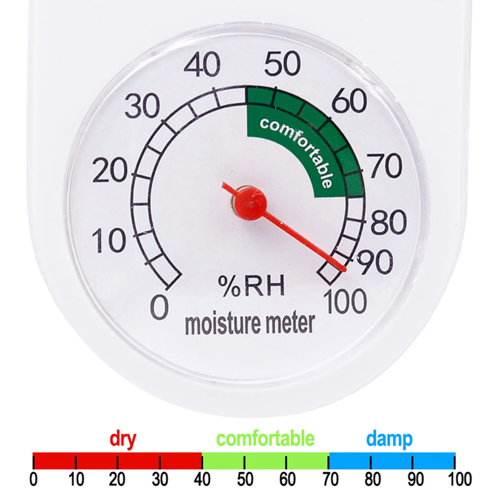 2xWall Hanging Thermometer For Indoor Outdoor Home Garden Planting Humidity Meter Temperature Monitor Measurement Tool