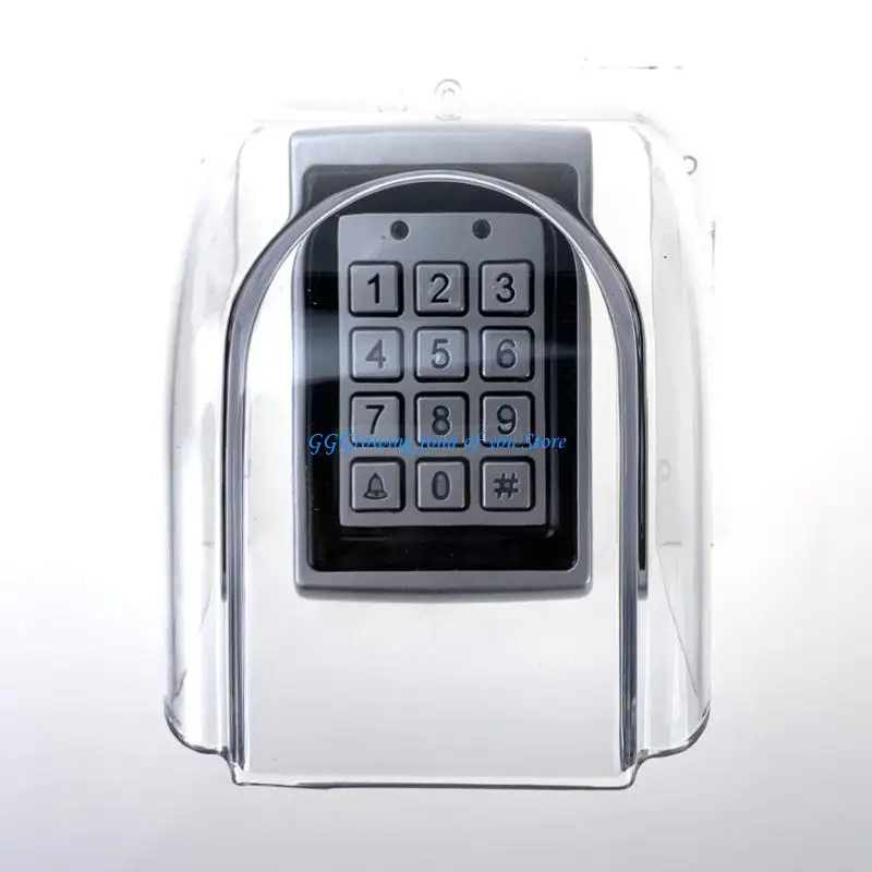 

H9EB Universal Doorbell Transparent Keypad Cover Outdoor Waterproof Dustproof Shell