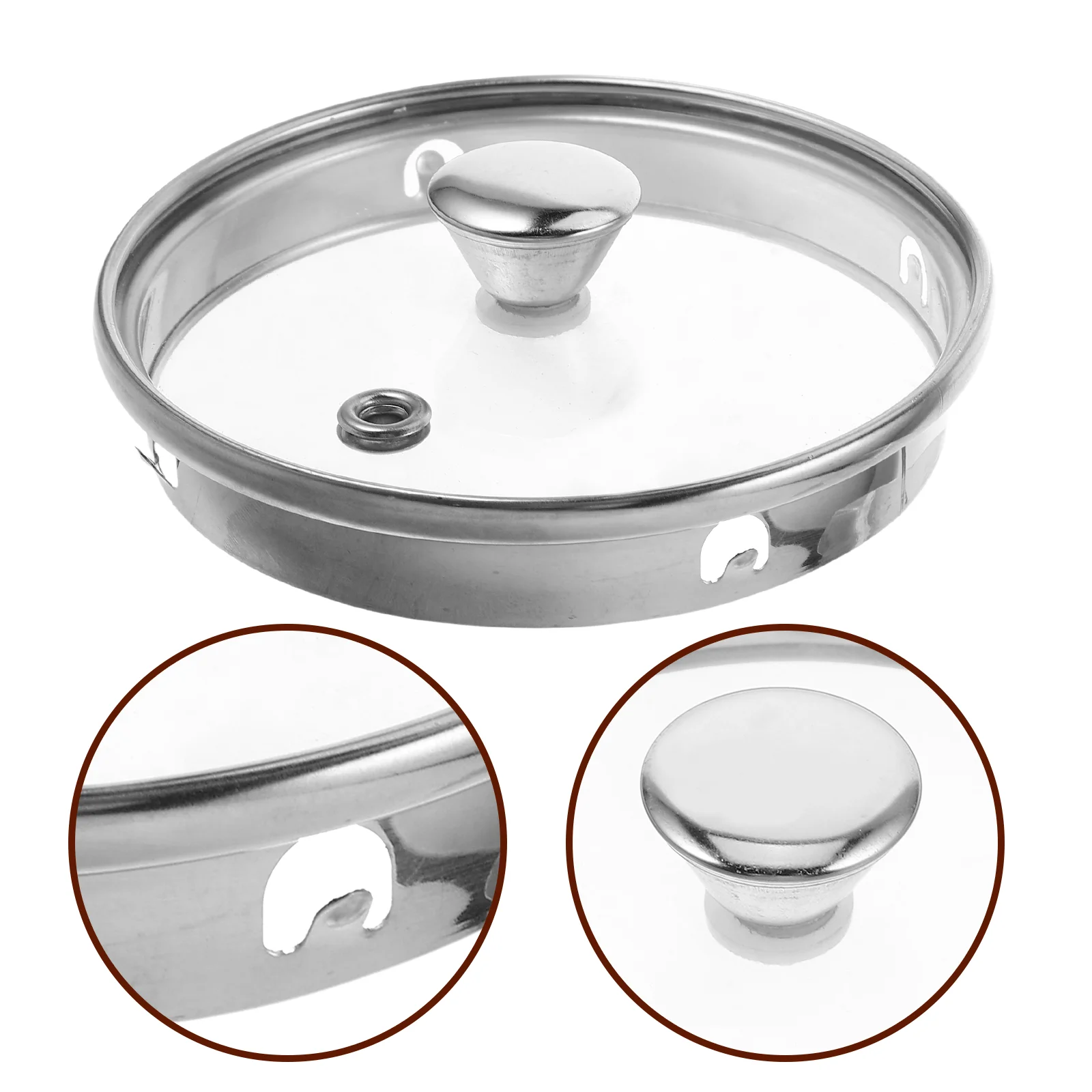 Health Pot Glass Lid Replacement Universal Tempered Anti Scald Clear Cover Jug Hot Beverage Kettle Accessories