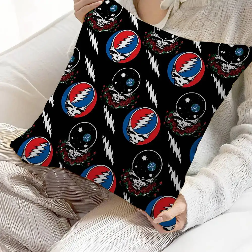 G-Grateful D-Dead Maple Design Cushion Cover Happy Autumn Harvest decor Holiday Decorati Pillow Cover