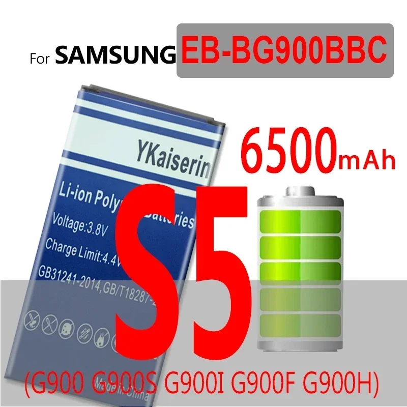 Battery For Samsung Galaxy S5 S S2 S3 mini S4 S6 S7 Edge S8 S9 Plus SM G 900/930/920/900S/950/925 i9000 EB BG900BBE Battery