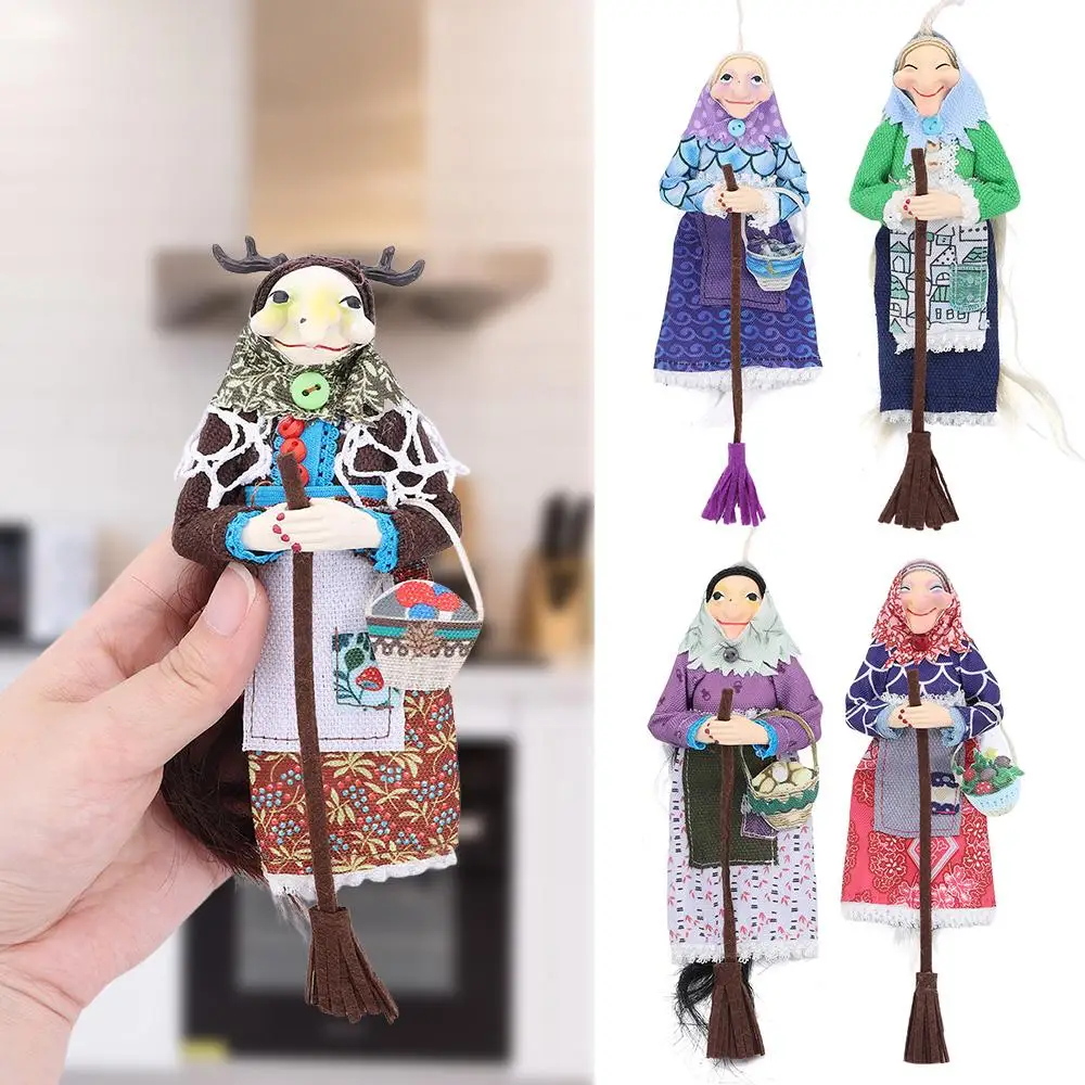 

Hot Good Luck Kitchen Witch Doll Charm Home Charming Witch Doll Handmade Witch Doll Home and Halloween Decoration