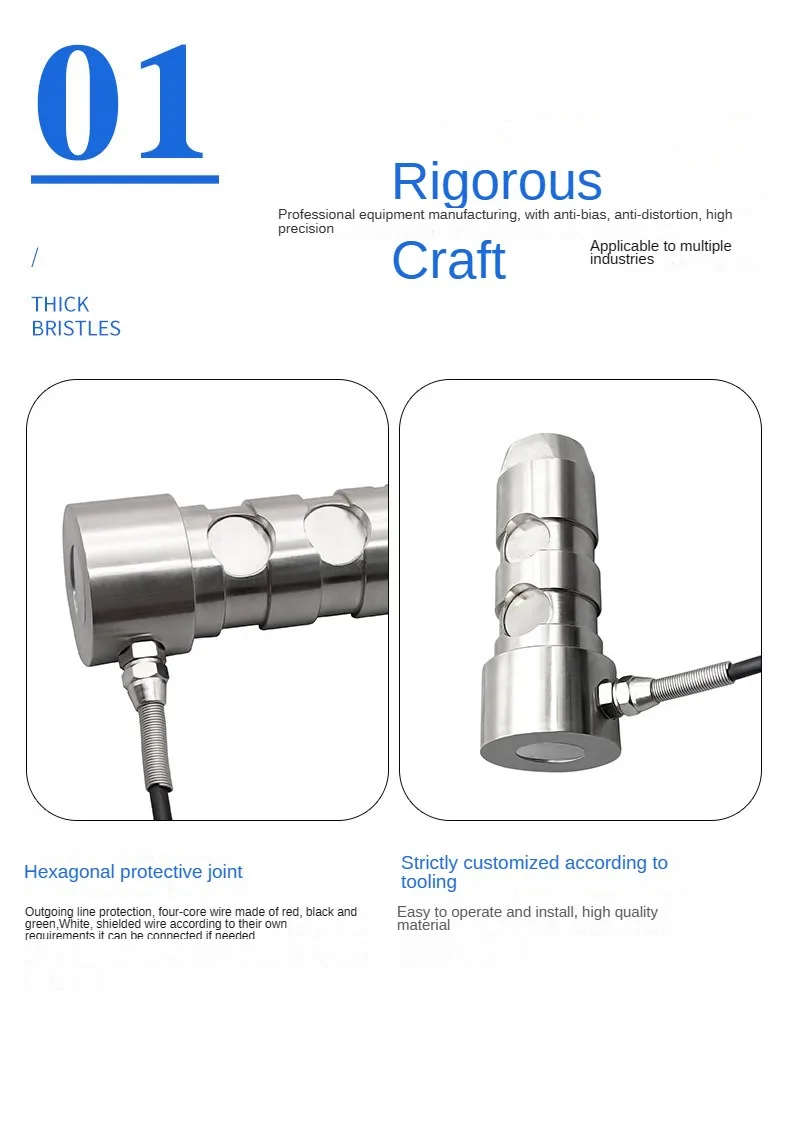 Force limiting protector, dedicated pivot pin type sensor for tower crane of elevator crane  threading wireless sensor